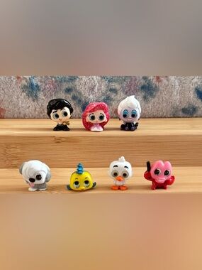 Disney Doorables THE LITTLE MERMAID SERIES 1-3 Lot of 7 RARE SCUTTLE MAX